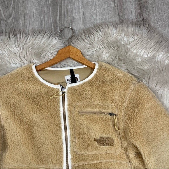 The‎ North Face Khaki Extreme Pile Coat xs - Picture 5 of 10